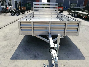 รถพ่วงแพลตฟอร์มและรถพ่วงเตียงแบนที่มีสังกะสี - Product Image 4