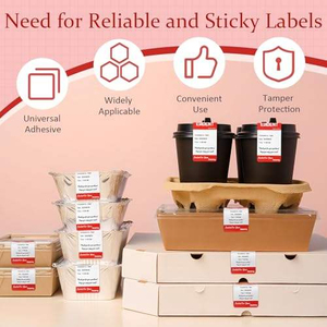 Etiquetas Autoadhesivas Rectangulares de Papel a Prueba de Manipulación, Personalizadas ODM, Anti-Falsificación para Embalaje Logístico - Product Image 2