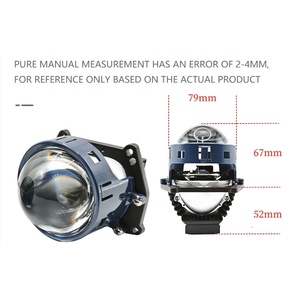 IDISON T1Z 3 pulgadas 3 <span class=keywords><strong>colores</strong></span> luz BiLed proyector lente 3,0 Universal 65W 6500K faro billed proyector lente - Product Image 2