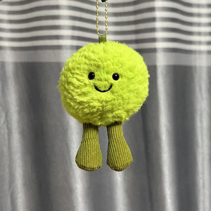 Loạt Rau vui vẻ đậu theo chủ đề dễ thương búp bê sang trọng vui thú nhồi bông đồ chơi cho Móc Khóa Treo các mặt hàng bức tượng nhỏ mặt dây chuyền - Product Image 4