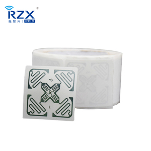 RZX muestra gratis 3D antena H47 50x50mm Impinj Monza 4QT largo alcance UHF RFID pegatina 860-960MHz adhesivo blanco etiqueta en blanco - Product Image 2