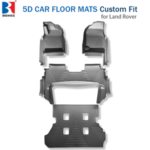 wholesale Factory Custom 5D TPE <b>Rubber</b> Eco-friendly Waterproof Anti Slip 5D Car <b>Floor</b> Mats 4 Pieces for Hyundai SantaFe 2024 - Product Image 6