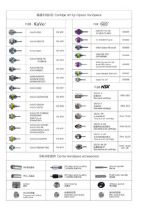 Dentale pezzo di ricambio manipolo ad alta velocità del rotore cuscinetto di ceramica cartuccia compatibile con N S K PANA MAX - Product Image 6