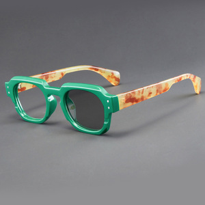 Lunettes <span class=keywords><strong>de</strong></span> Vue Vintage Anti-Lumière Bleue Carrées pour Hommes et Femmes, Montures Optiques Photochromiques <span class=keywords><strong>de</strong></span> <span class=keywords><strong>Lecture</strong></span> - Product Image 2