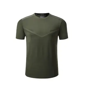 Новая спортивная футболка для бега, Мужские Простые рубашки на заказ, Майки для тренировок в тренажерном зале и фитнеса, Мужская одежда для бега