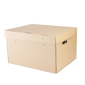 Manufacturer one top one bottom cardboard archive box office storage carton file box