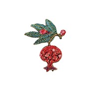 Nouvelle broderie artisanale en forme de grenade avec perles, sequins et strass pour sacs, manteaux et vêtements