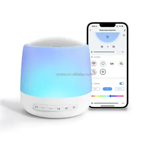 Tuya App Smart 34 White Noise Sound Machine Voor Baby Slapen Met Instelbare Nachtlampje Ondersteuning Google , Alexa