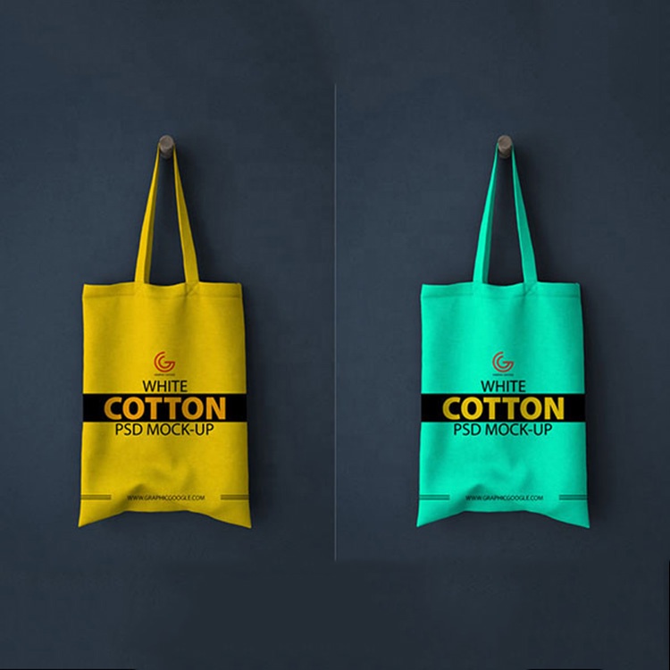 Custom Foldable Outdoor Sunny Large cotton Canvas Bag