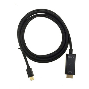 Cable Mini DP a HDMI de 1.8M de Alta Velocidad para TV, Resolución 1080P, Cobre Libre de Oxígeno, Blindaje Trenzado, Revestimiento de PVC, Macho a Hembra - Product Image 3