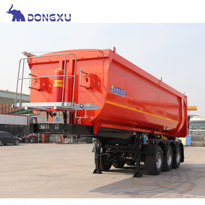 <span class=keywords><strong>Semi</strong></span>-Remorque Benne Basculante Hydraulique 60 M³ Conteneur Dumper 50 80 100 Tonnes 4 Essieux - Product Image 6