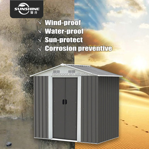 سقيفة تخزين الدراجات النارية المحمولة في الفناء الخلفي للحديقة 8x10 دراجة - Product Image 2