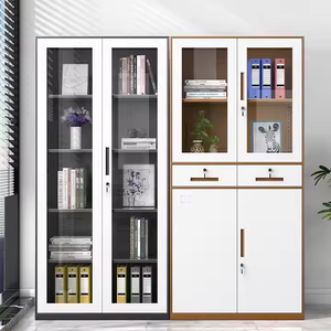 Bibliothèque en métal <span class=keywords><strong>de</strong></span> haute qualité avec portes verrouillables Étagères réglables pour chambre <span class=keywords><strong>à</strong></span> coucher <span class=keywords><strong>cuisine</strong></span> école-meuble <span class=keywords><strong>de</strong></span> rangement classeur - Product Image 2