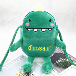 <span class=keywords><strong>Sac</strong></span> à <span class=keywords><strong>dos</strong></span> en peluche pour garçons, motif animal de dessin animé mignon, <span class=keywords><strong>sac</strong></span> bandoulière anti-vol avec fermeture à bouton en microfibre, 20-36L - Product Image 2