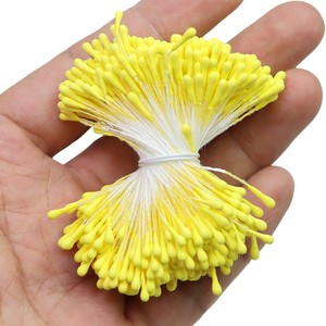 Amplia gama de colores Mini mate pistilo Floral <span class=keywords><strong>estambre</strong></span> 2mm 3900 Uds flores artificiales hechas a mano DIY para suministros artesanales - Product Image 2