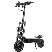 Scooter Eléctrico Plegable Premium de 6000W, Unisex para Adultos, Capacidad de 150kg, Marco de Aleación de Aluminio, Diseño Impermeable