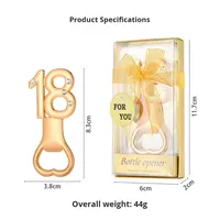 Coffret Cadeau Souvenir Promotionnel Très Tendance Anniversaire de Mariage Fête d'Anniversaire Cadeau de Remerciement Numéro 15 18 50 60 Ans Bouteille de Bière