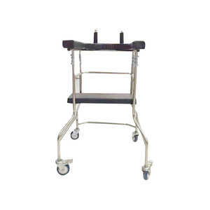 Andador con ruedas para personas mayores y discapacitadas, ajustable en altura, con freno en U. - Product Image 4