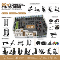 TOPTONS Ensemble complet d'équipements de gym pour centre de fitness, entraînement de force commercial, machine cardio, ensemble complet, vente en gros, OEM
