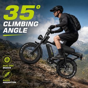 DD DD45 <b>Electric</b> Bike 20 Inch Fat Tire 500W Rear <b>Hub</b> Motor 48V Lithium Battery Adult City E-Bike Hydraulic Disc Brakes 12-Speed - Product Image 5