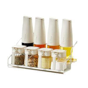 Pot à épices en verre Hy-70 avec couvercle à clapet, stockage hermétique pour assaisonnements solides, usage en cuisine - Product Image 3