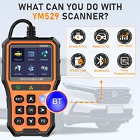 Escáner OBD2 Bluetooth, Herramienta de Diagnóstico, Comprobador de Batería, Datos en Tiempo Real, Plug and Play, Comprobación de Emisiones, Compatible con iOS y Android, para Mecánicos de Automóviles