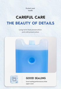 Paket Es Gel Beku Reusable Grosir Pabrik untuk Kotak Makan Penyimpanan Makanan Segar Blok Es HDPE - Product Image 3