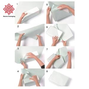 Papier d'emballage cadeau en papier kraft Baoren, grande taille, carte vintage, papier d'emballage architectural, vente en gros avec impression de logo personnalisé - Product Image 5