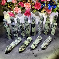 Tour de Jaspe Kambaba Naturelle en Gros Guérison de Cristaux d'Amour en Quartz Poli Point d'Obélisque pour la Décoration à Énergie Positive