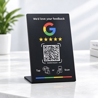 Support de table en PVC avec code QR dynamique RFID et NFC, étanche, pour menu de restaurant, compatible avec les puces