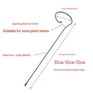 Outils de jardinage Hydrangea Phalaenopsis Support pour plantes Support pour fleurs Cadre métallique Nature Pression Support en fer pour Rose Escalade Vigne - Product Image 2