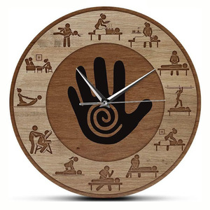 <span class=keywords><strong>Reloj</strong></span> de Pared Creativo con Patrón de Masaje Terapéutico, Relajación, Masaje de Articulaciones, Bienestar, Cuidado Corporal, para <span class=keywords><strong>Estudio</strong></span> - Product Image 1