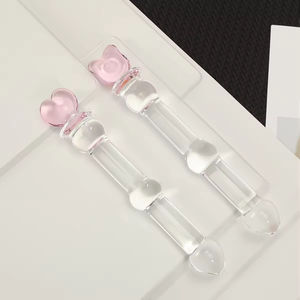 Dildo en verre multi-styles pour masturbation féminine, jouet SM pour adulte, plug anal pour masturbation féminine, produits sexuels féminins, dildo - Product Image 4