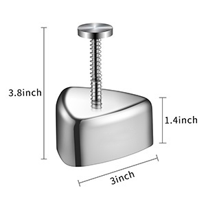 Moule à Onigiri en Acier Inoxydable en Gros, Classique, Triangulaire, pour Musubi, Bento DIY, Repas pour Enfants, Fabrication de Sushi à Domicile, Qualité Alimentaire - Product Image 5