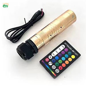 Source de lumière LED cylindrique suspendue argentée à contrôle RF 7W 12V pour voiture, utilisée pour rideau de fibres optiques à eau dure, indice de protection IP68 - Product Image 4