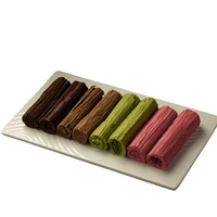 Topverkochte chocolade rolvormmachine voor ultradunne (0,03 mm) gelaagde chocoladerollen