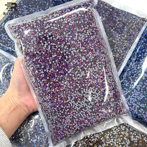 Flatback hotfix lỏng thạch cho nghệ thuật móng tay phổ biến AB SS6 SS10 SS16 ss20 Màu sắc hotfix Rhinestone - Product Image 2