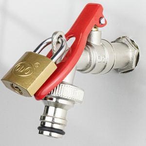 TMOK exterior 1/2 "mango de hierro bola aleación de zinc bloqueado jardín agua grifo bloqueable grifo Bibcock - Product Image 2
