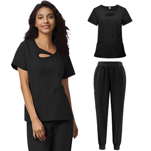 Tenue d'infirmière sexy <span class=keywords><strong>grande</strong></span> <span class=keywords><strong>taille</strong></span> pour <span class=keywords><strong>femme</strong></span>, style européen et américain, en tissu polyester Dobby de couleur unie, à séchage rapide - Product Image 5