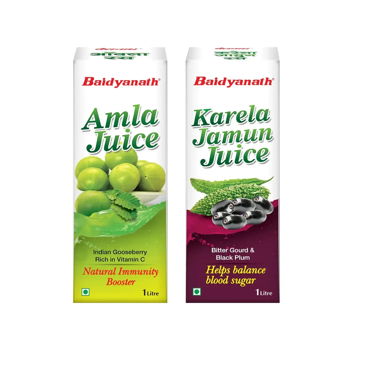 Beste Gezondheidszorgsupplementen Baidyanath Karela Jamun En Amla-Sap Voor Het Verbeteren Van Immnuïteit Van India