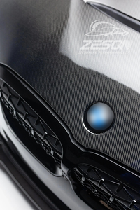 Cofano Anteriore in Vera Fibra di Carbonio Stile GTS per <span class=keywords><strong>BMW</strong></span> Serie <span class=keywords><strong>3</strong></span> G20 G28 2019-2026 <span class=keywords><strong>M</strong></span> Sport M340i 330i con Presa d'Aria - Product Image 4