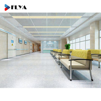 Canapé d'attente de haute qualité 4 places salle de réception de l'hôpital chaise en cuir médical avec table