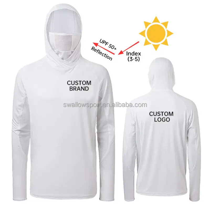 Bán Buôn Trống Polyester Upf50 Câu Cá Áo Sơ Mi Nhanh Chóng Khô UV Bảo Vệ Dài Tay Áo Sơ Mi Nam Câu Cá Áo Sơ Mi