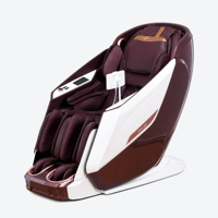 Fauteuil de massage électrique à commande vocale, massage complet du corps par airbag, rouleau pour mollets, charge sans fil, ions négatifs, écran tactile 7 pouces