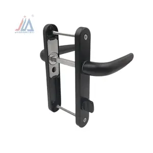 Oem precio razonable push pull Oro Negro inteligente manija de la puerta principal para la casa