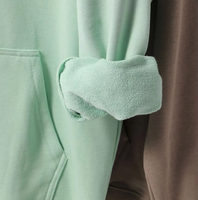 Automne hiver 380g lourd coton peigné épaule pull à capuche gilet pour hommes femmes surdimensionné sweats à capuche tricotés