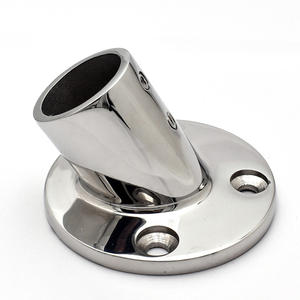Corrimano raccordi tubo <span class=keywords><strong>Stanchion</strong></span> 316 acciaio inossidabile 60 gradi <span class=keywords><strong>Base</strong></span> rotonda accessori barca - Product Image 6
