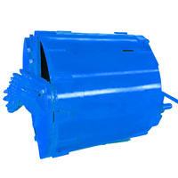 Cucharón de perforación de doble base giratoria de la mejor calidad para equipos de perforación de pilotes, con dientes para perforación de suelo, piezas de maquinaria de ingeniería