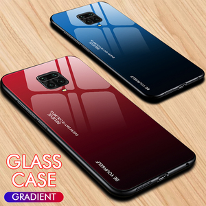 Custodia rigida per Xiaomi <span class=keywords><strong>Redmi</strong></span> <span class=keywords><strong>Note</strong></span> <span class=keywords><strong>9S</strong></span> 10 9 Pro Max 9A custodia <span class=keywords><strong>Cover</strong></span> posteriore in silicone con vetro sfumato di lusso per <span class=keywords><strong>Redmi</strong></span> Note9 Pro custodia - Product Image 1