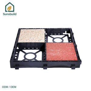 แผ่นปูพื้นพลาสติกซึมน้ำได้ Sunsbuild แผ่นปูพื้นพลาสติกรักษ์โลก แผ่นตาข่ายเสริมความแข็งแรงพื้นดินสำหรับลานจอดรถ - Product Image 5